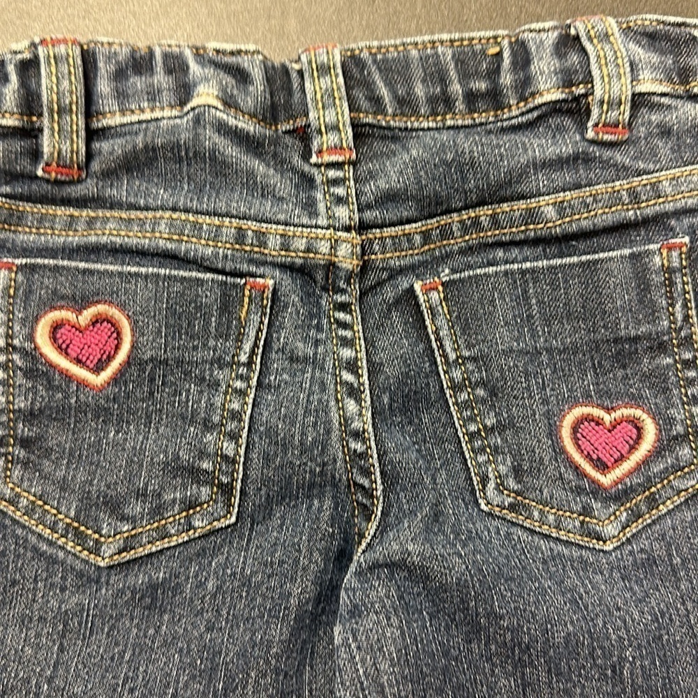 Sonoma lifestyle embroidered, girls jeans, size 2T